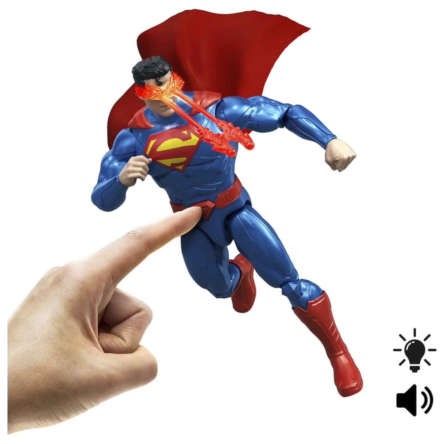 DC Premier Figurka Akcji z Dźwiękiem i Światłem Heat Vision Superman 16 cm zdjęcie produktu