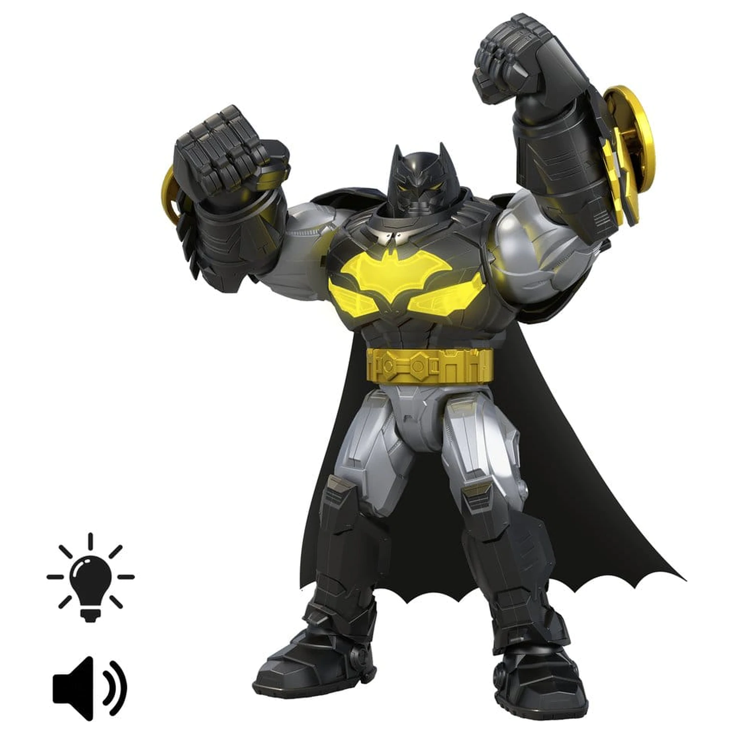 DC Premier figurka akcji z dźwiękiem i światłem Mecha Suit Batman 18 cm zdjęcie produktu