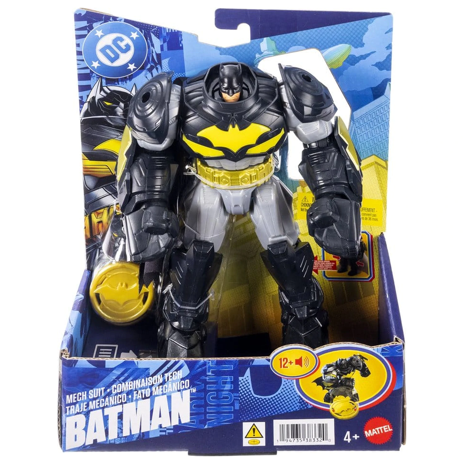 DC Premier figurka akcji z dźwiękiem i światłem Mecha Suit Batman 18 cm zdjęcie produktu