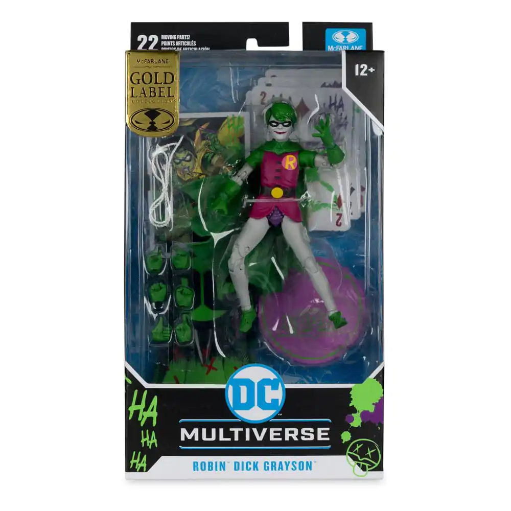 DC Rebirth DC Multiverse Figurka akcji Robin (Dick Grayson) (Jokerized) (Gold Label) 18 cm zdjęcie produktu