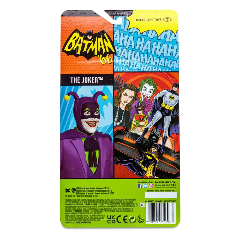 DC Retro Action Figure Batman 66 The Joker (Comic) 15 cmDC Retro Figurka Akcji Batman 66 Joker (Komiks) 15 cm zdjęcie produktu