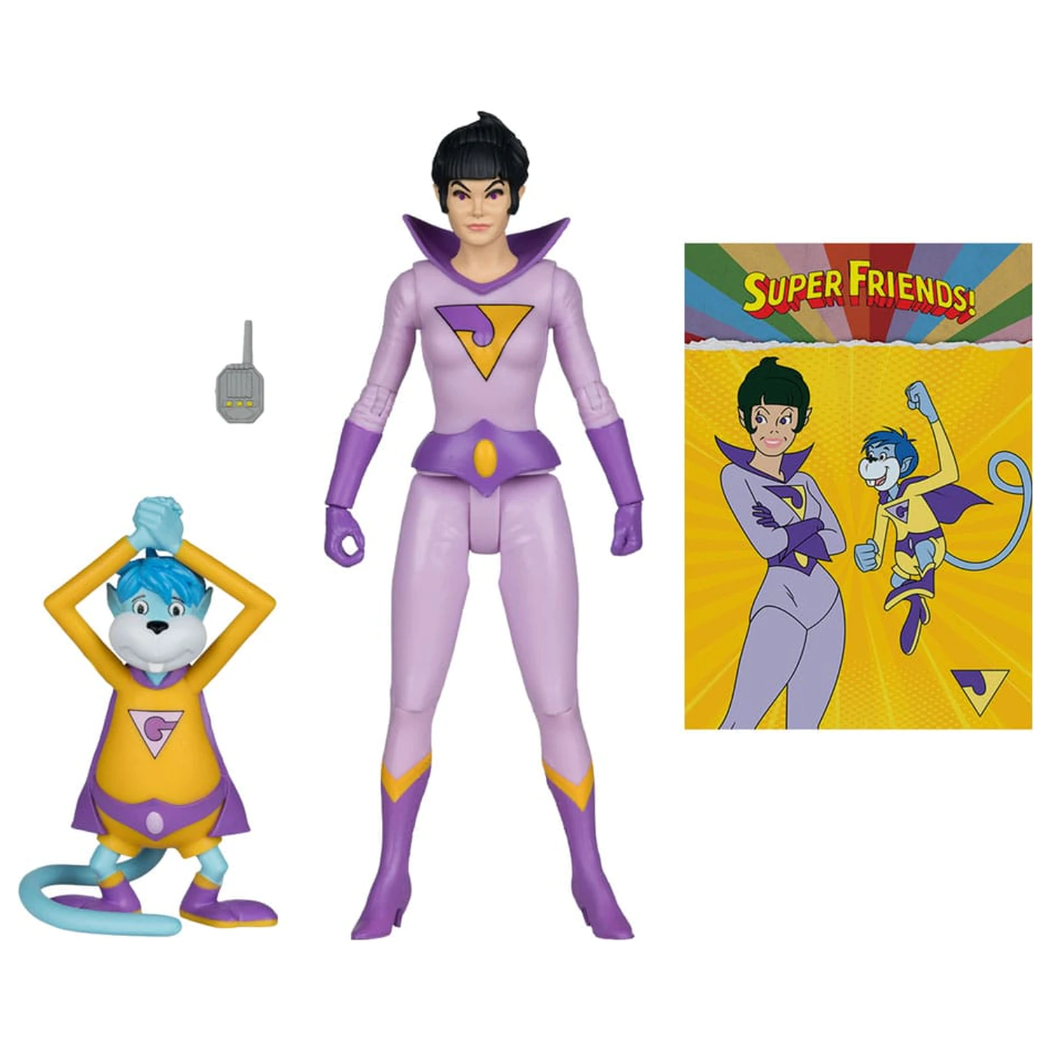 DC Retro Super Friends Figurka Akcji Jayna & Gleek (Red Platinum Edition) 15 cm zdjęcie produktu