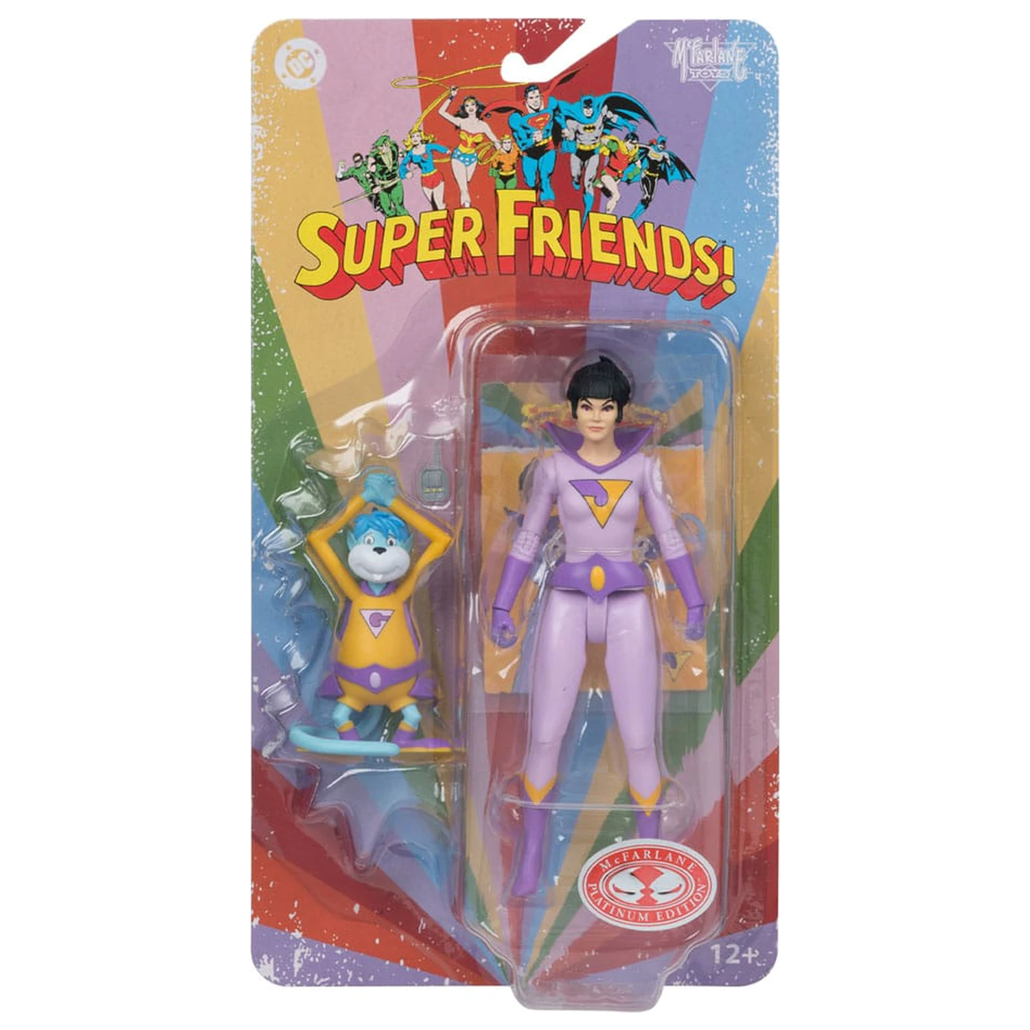 DC Retro Super Friends Figurka Akcji Jayna & Gleek (Red Platinum Edition) 15 cm zdjęcie produktu