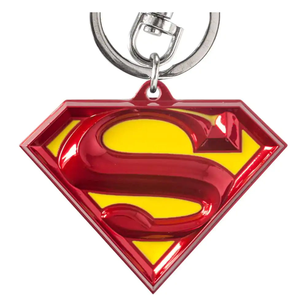 DC Pewter-Keychain Superman Logo kolorowy Brelok zdjęcie produktu