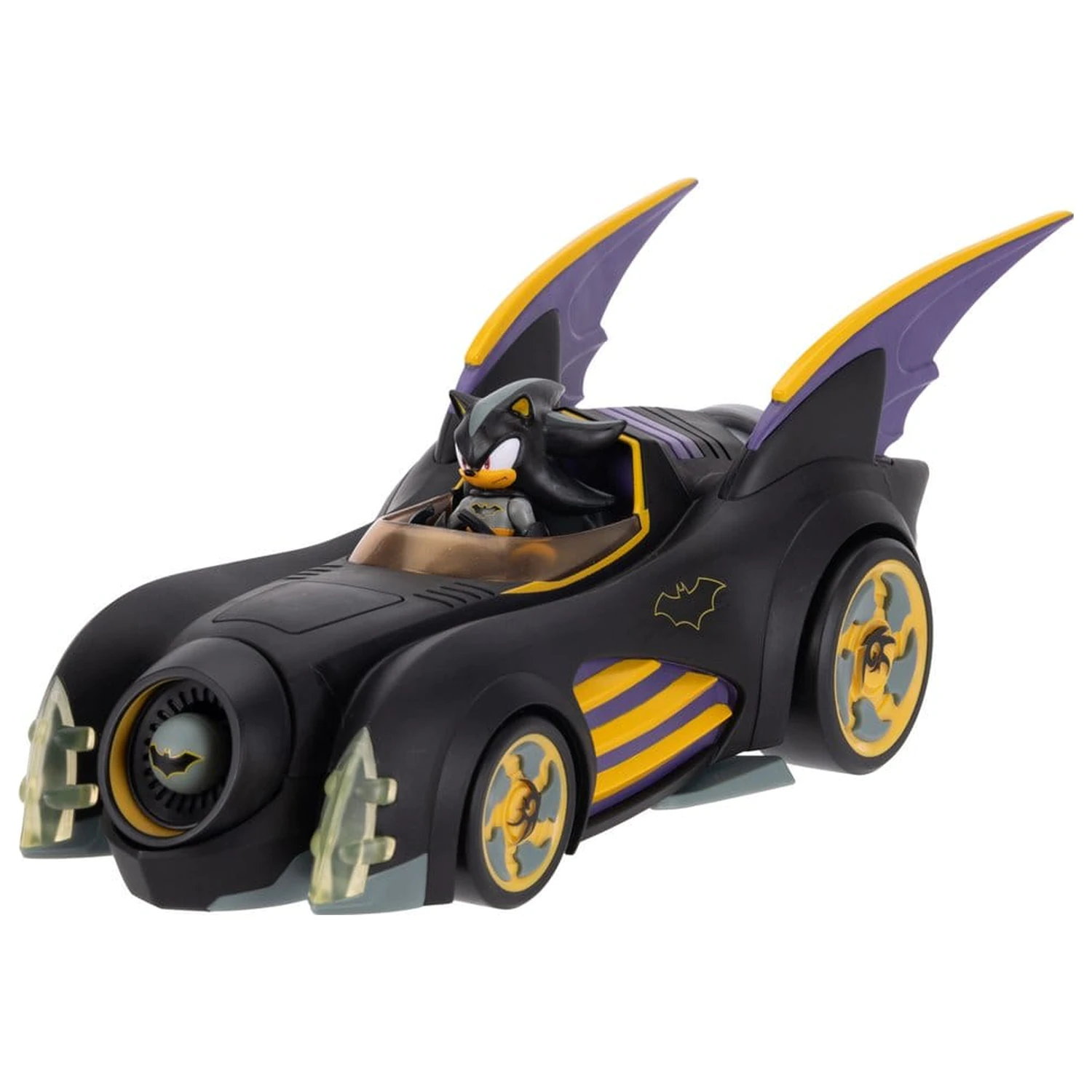 DC x Sonic - The Hedgehog Figurka z pojazdem Shadow Batman & Batmobile 6 cm zdjęcie produktu