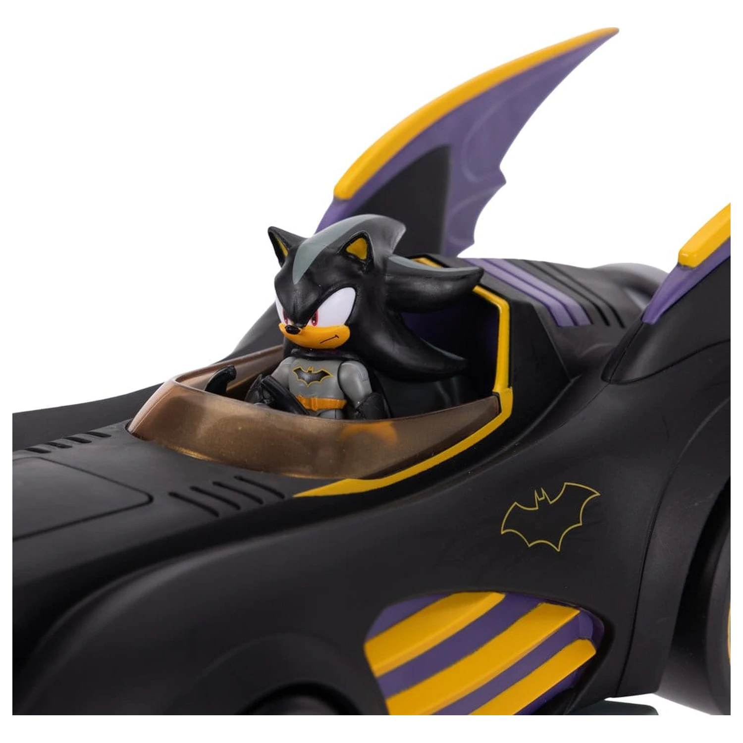 DC x Sonic - The Hedgehog Figurka z pojazdem Shadow Batman & Batmobile 6 cm zdjęcie produktu
