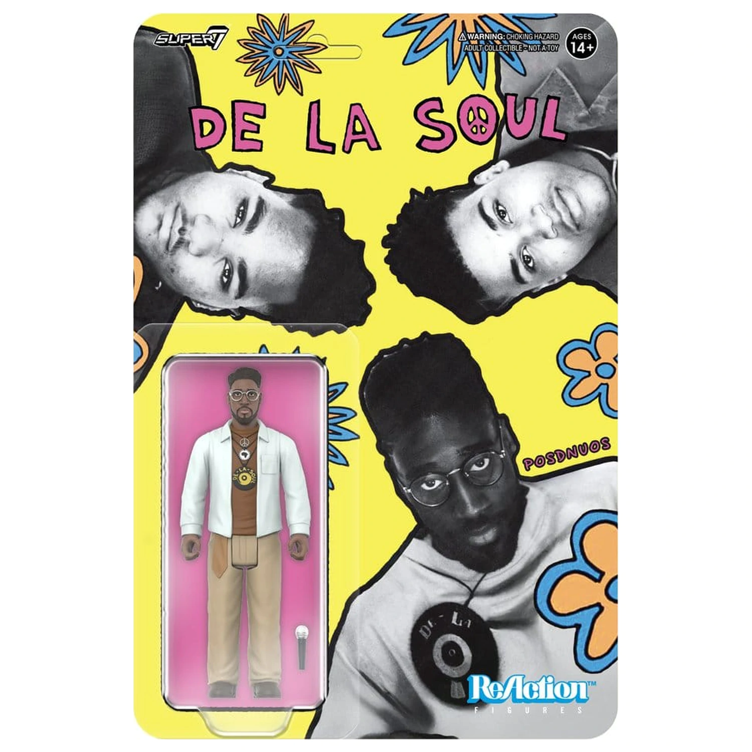 De La Soul ReAction Figurka akcji Wave 01 Kelvin "Posdnuos" Mercer (Me, Myself & I) zdjęcie produktu