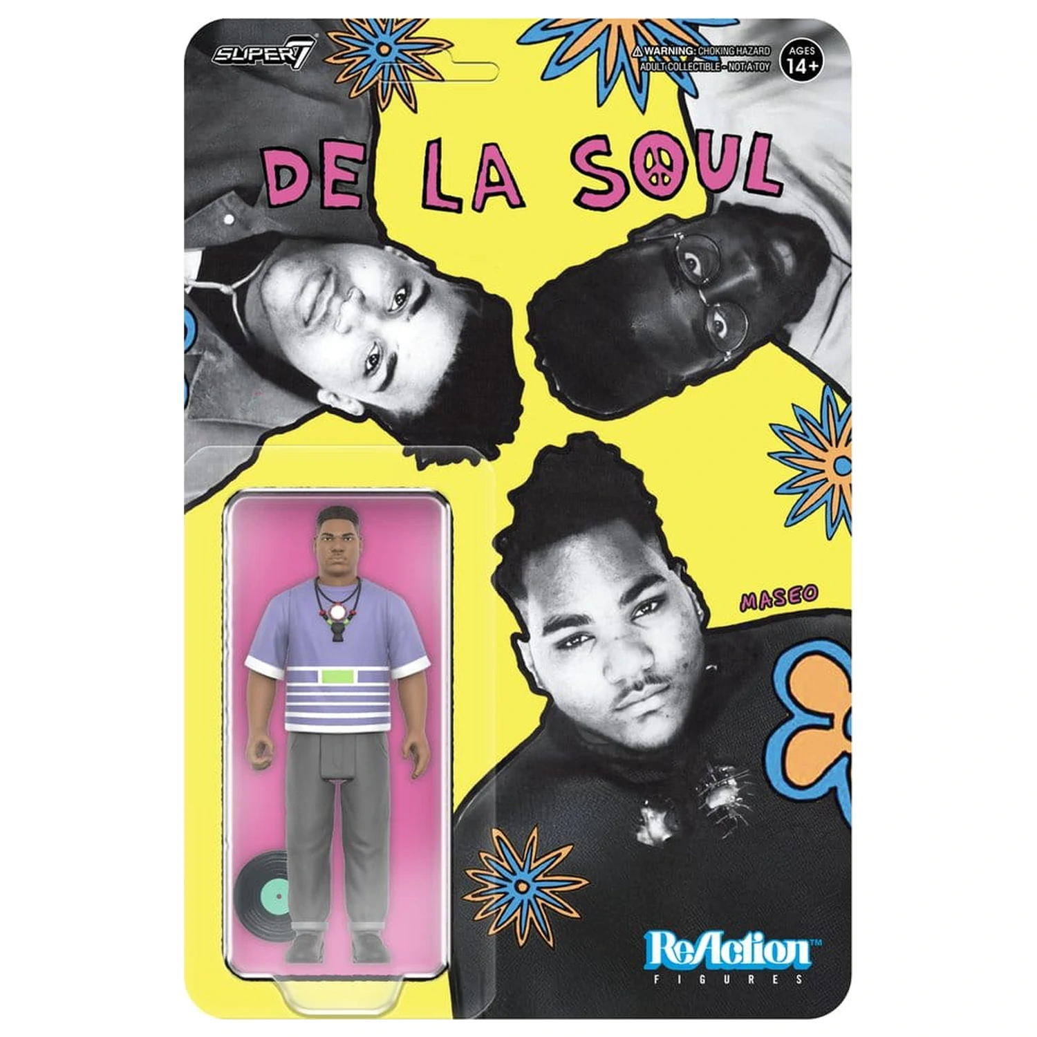 De La Soul ReAction Figurka Akcji Seria 01 Vincent "Maseo" Mason (Me, Myself & I) zdjęcie produktu