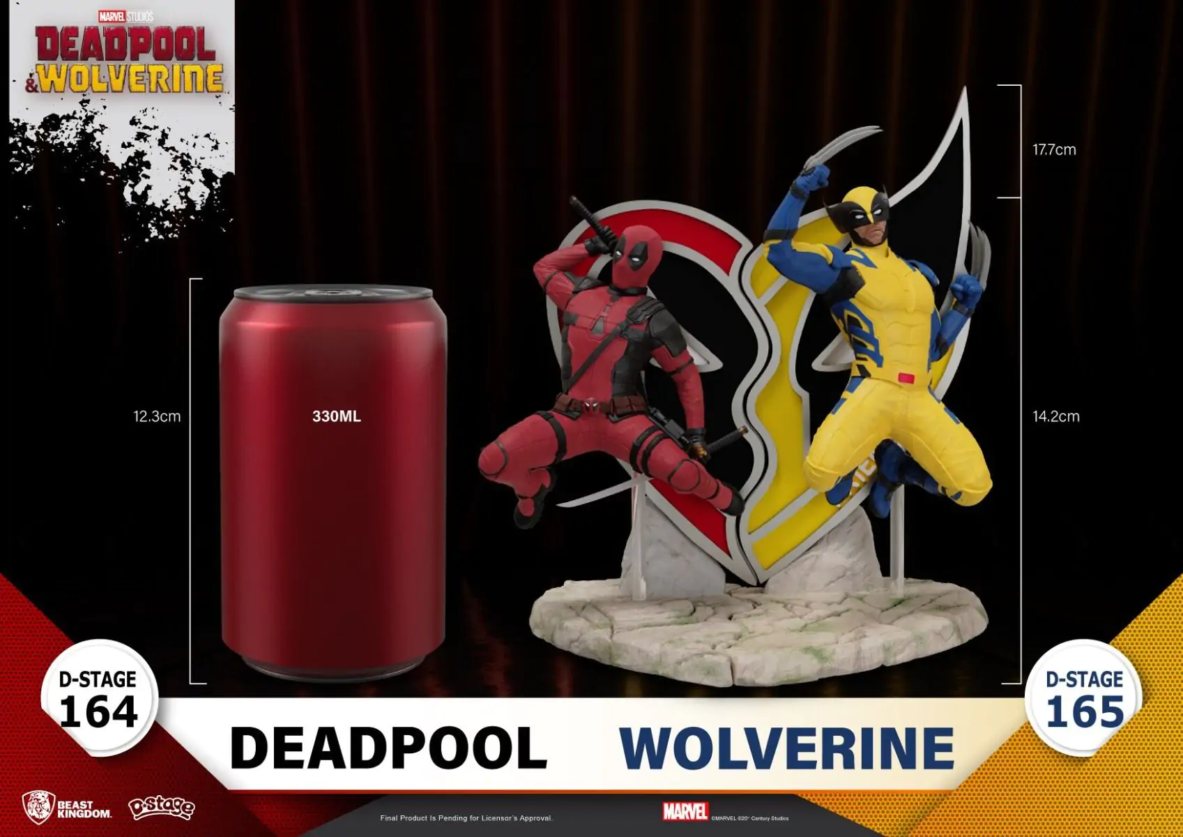 Deadpool 3 D-Stage PVC Diorama Deadpool 16 cm zdjęcie produktu