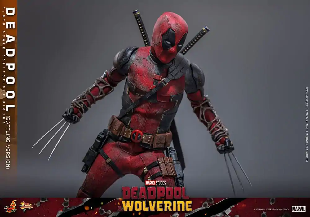 Deadpool & Wolverine Movie Masterpiece Figurka Akcji 1/6 Deadpool (Battling Version) 31 cm zdjęcie produktu