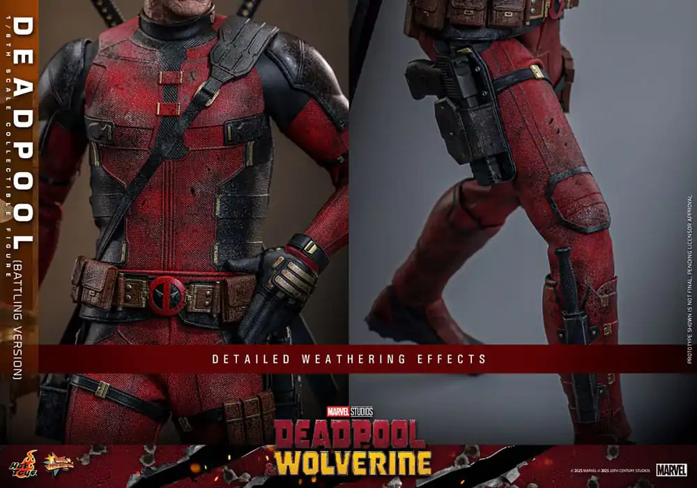Deadpool & Wolverine Movie Masterpiece Figurka Akcji 1/6 Deadpool (Battling Version) 31 cm zdjęcie produktu