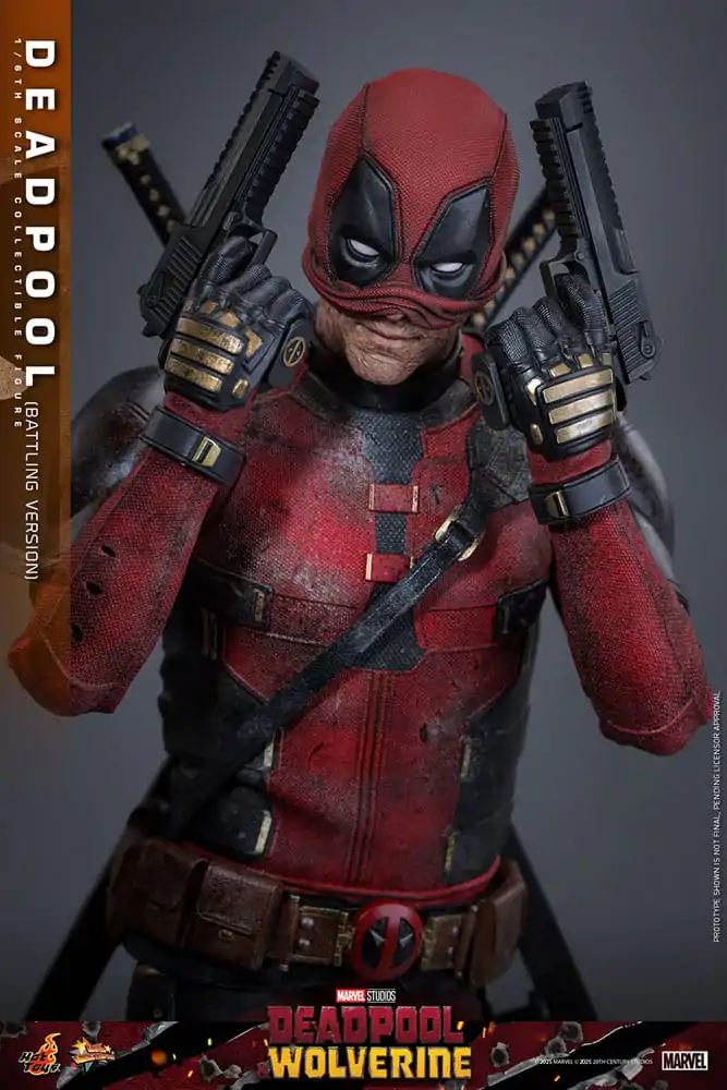 Deadpool & Wolverine Movie Masterpiece Figurka Akcji 1/6 Deadpool (Battling Version) 31 cm zdjęcie produktu