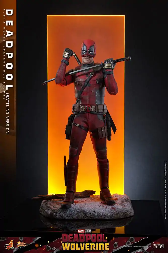 Deadpool & Wolverine Movie Masterpiece Figurka Akcji 1/6 Deadpool (Battling Version) 31 cm zdjęcie produktu