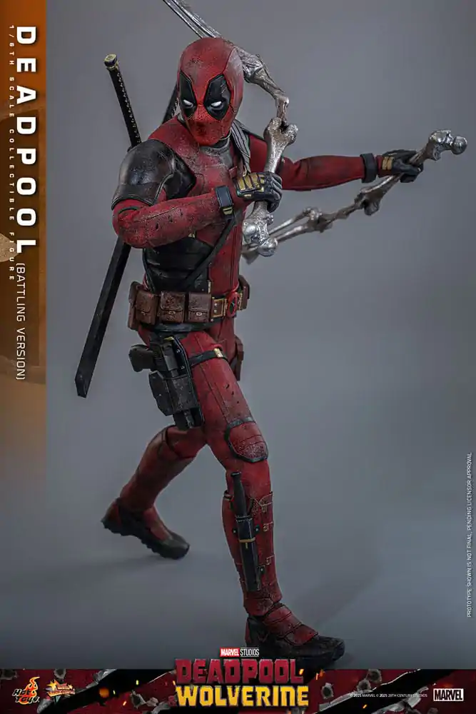 Deadpool & Wolverine Movie Masterpiece Figurka Akcji 1/6 Deadpool (Battling Version) 31 cm zdjęcie produktu