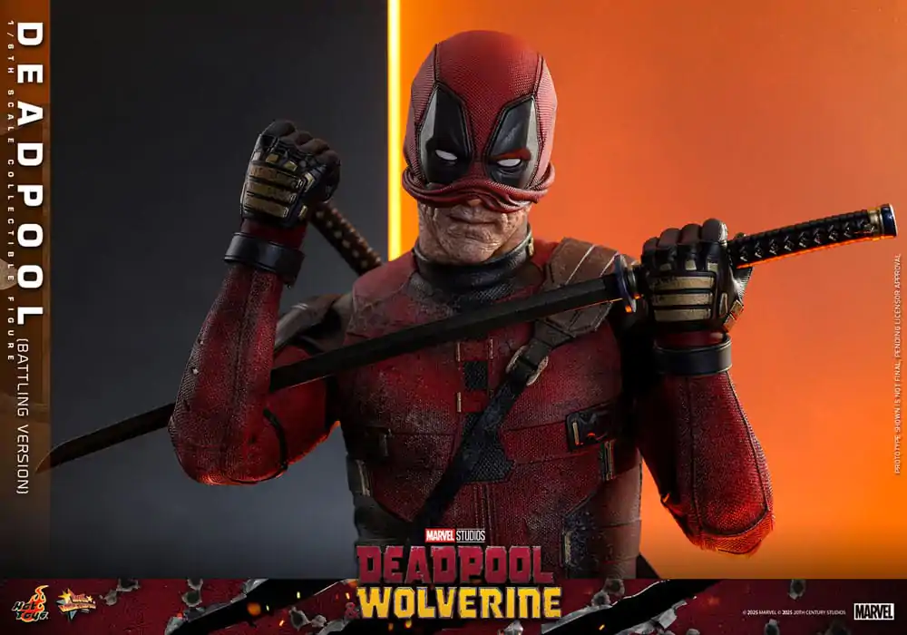 Deadpool & Wolverine Movie Masterpiece Figurka Akcji 1/6 Deadpool (Battling Version) 31 cm zdjęcie produktu