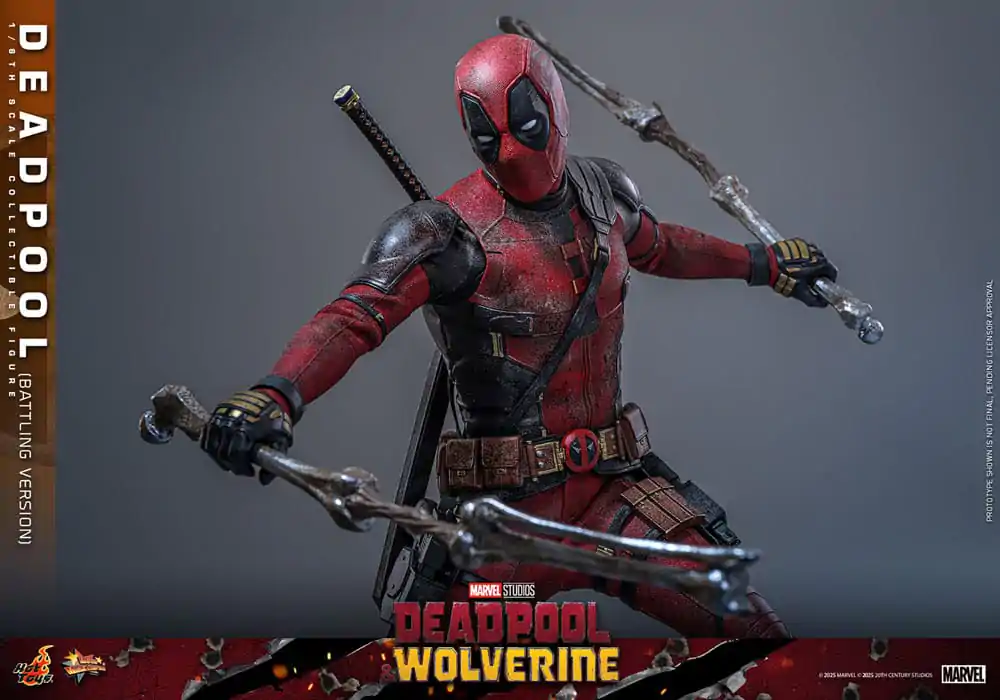 Deadpool & Wolverine Movie Masterpiece Figurka Akcji 1/6 Deadpool (Battling Version) 31 cm zdjęcie produktu