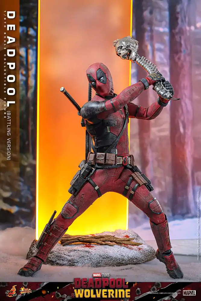 Deadpool & Wolverine Movie Masterpiece Figurka Akcji 1/6 Deadpool (Battling Version) 31 cm zdjęcie produktu
