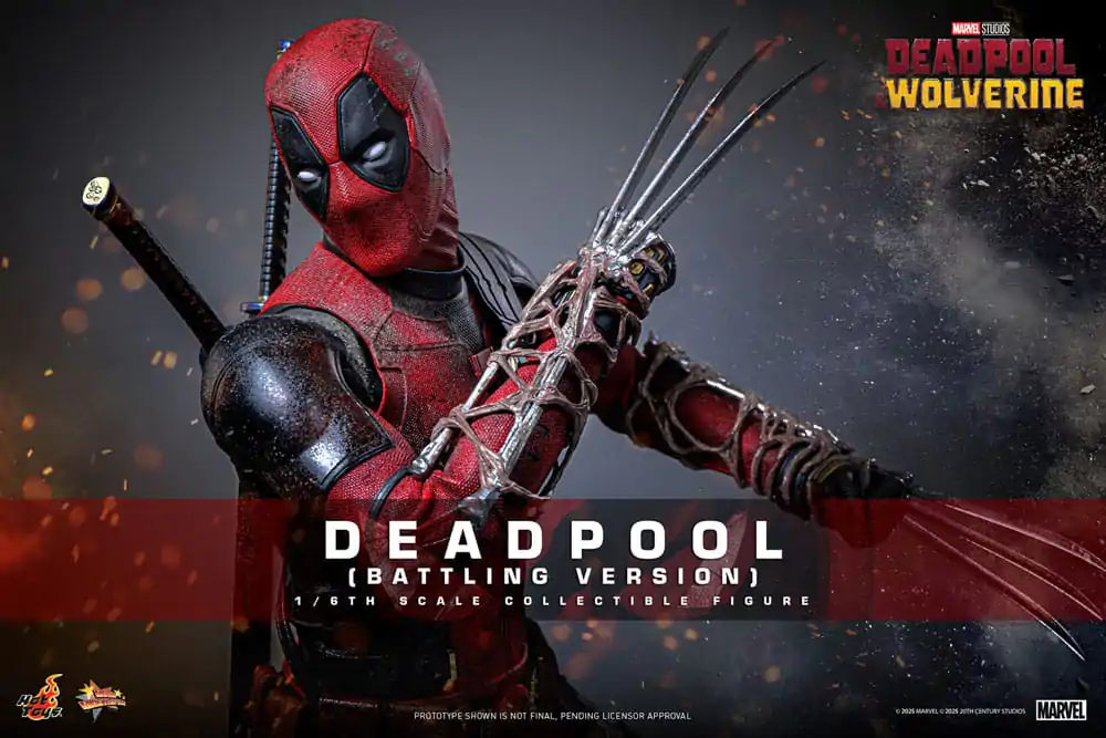 Deadpool & Wolverine Movie Masterpiece Figurka Akcji 1/6 Deadpool (Battling Version) 31 cm zdjęcie produktu