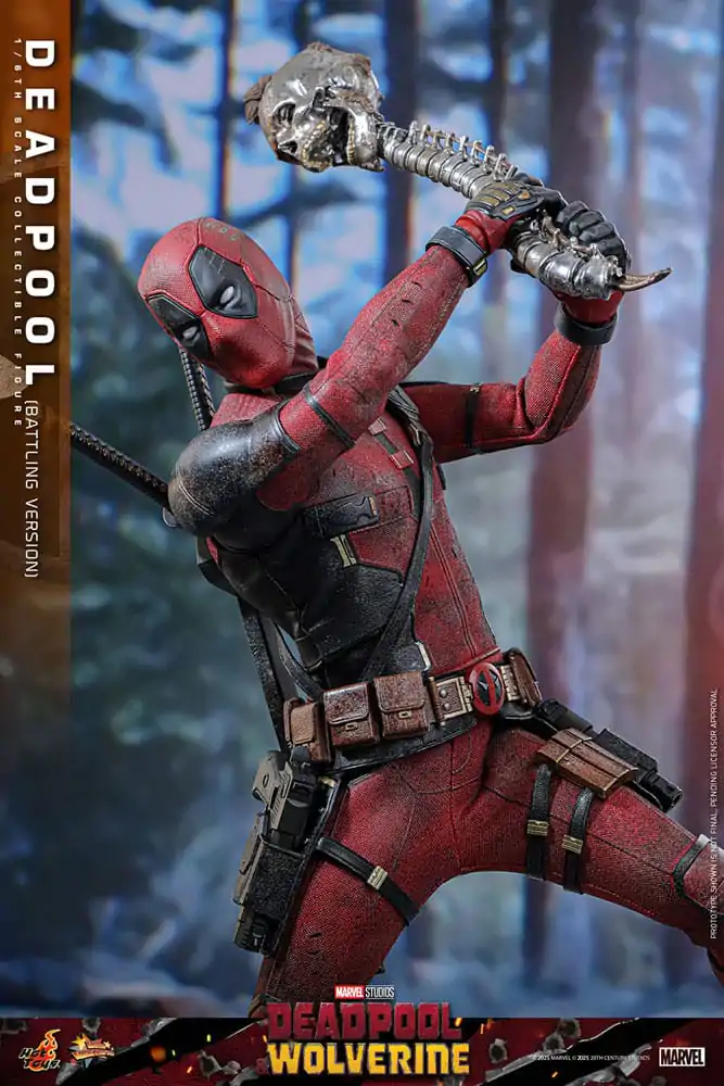 Deadpool & Wolverine Movie Masterpiece Figurka Akcji 1/6 Deadpool (Battling Version) 31 cm zdjęcie produktu