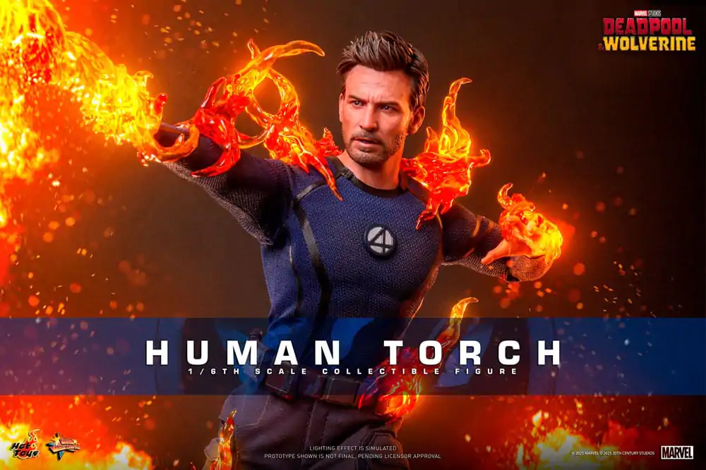 Deadpool & Wolverine Movie Masterpiece Figurka Akcji 1/6 Human Torch 31 cm zdjęcie produktu