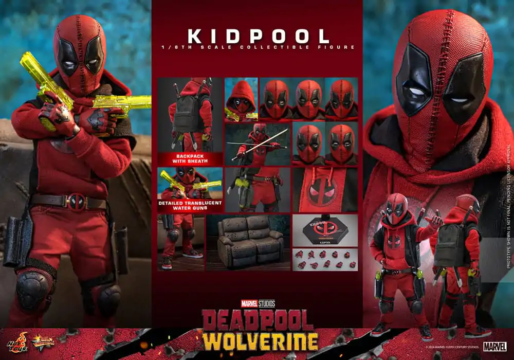 Deadpool & Wolverine Movie Masterpiece Figurka Akcji 1/6 Kidpool 22 cm zdjęcie produktu