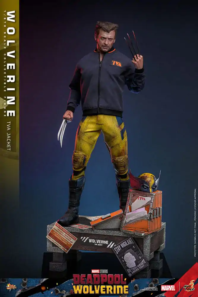 Deadpool & Wolverine Movie Masterpiece Figurka Akcji 1/6 Wolverine (TVA Jacket Version) 31 cm zdjęcie produktu