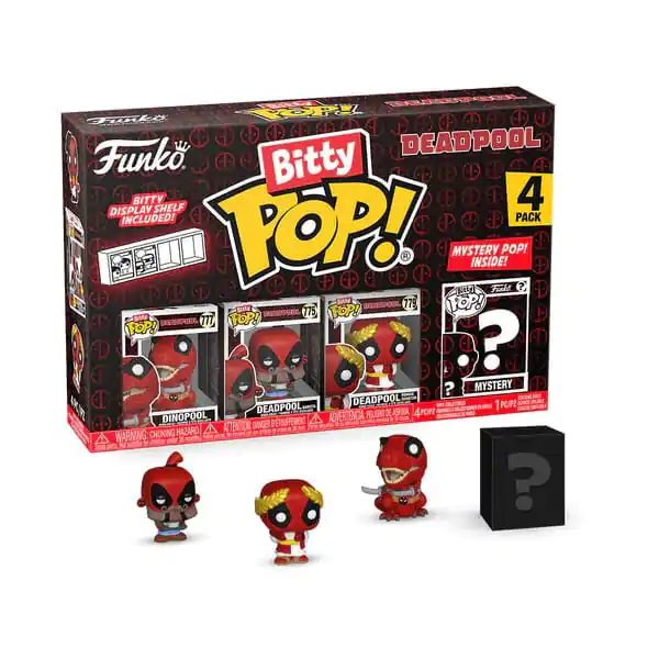 Deadpool Bitty Funko POP! Figurka Vinyl 4-Pack Dinopool 2,5 cm zdjęcie produktu