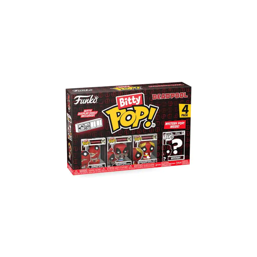 Deadpool Bitty Funko POP! Figurka Vinyl 4-Pack Dinopool 2,5 cm zdjęcie produktu