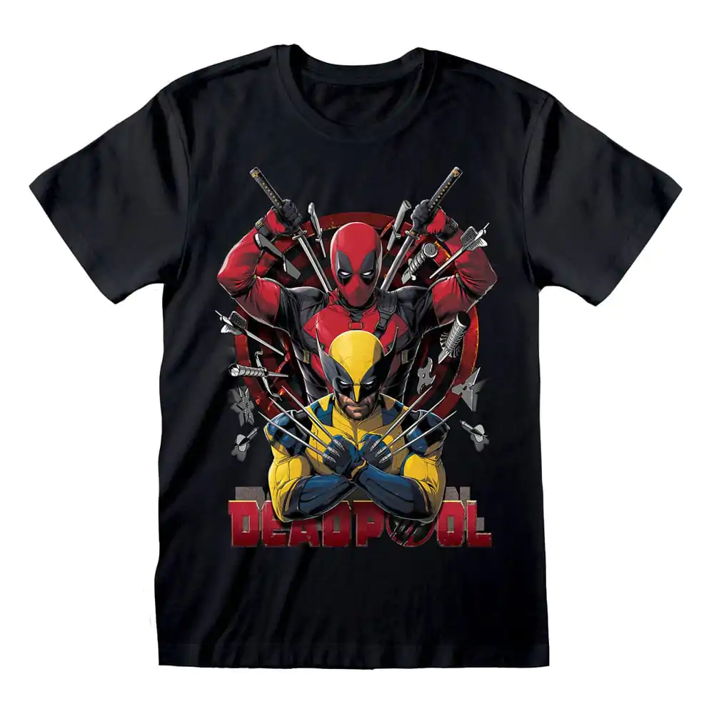 T-Shirt Deadpool Deadpool & Wolverine Weapons zdjęcie produktu