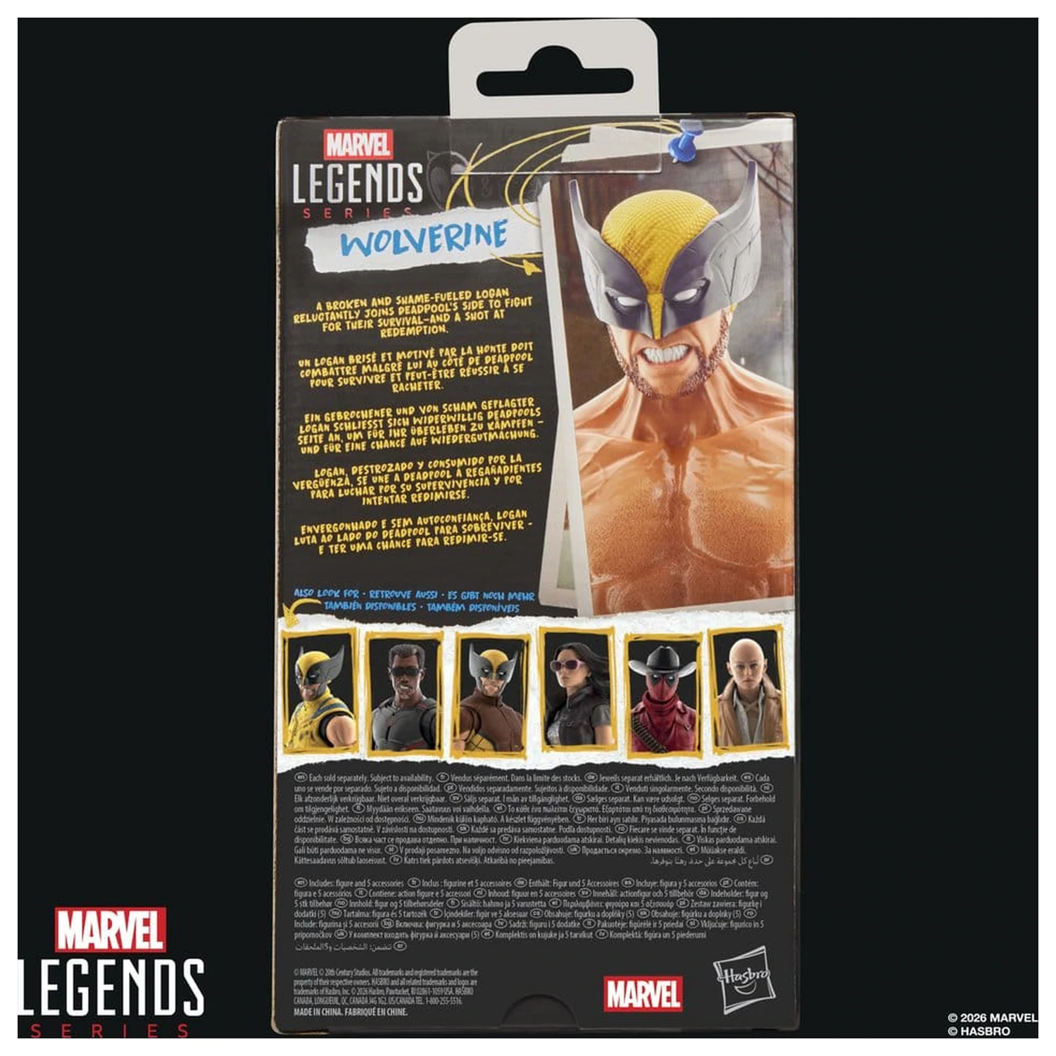Deadpool & Wolverine Marvel Legends Figurka Akcji Wolverine 15 cm zdjęcie produktu