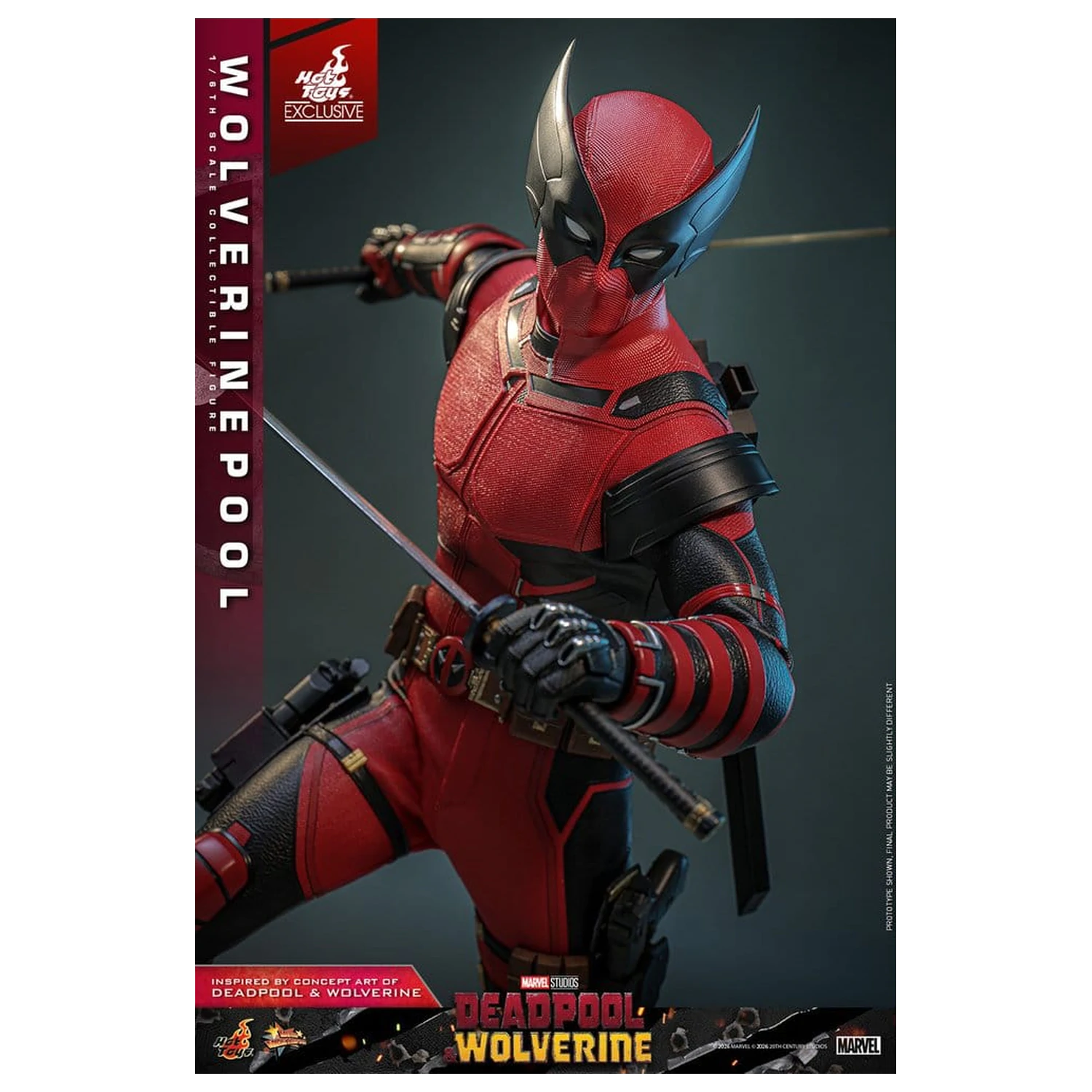 Deadpool & Wolverine Movie Masterpiece Figurka Akcji 1/6 Wolverinepool 31 cm zdjęcie produktu