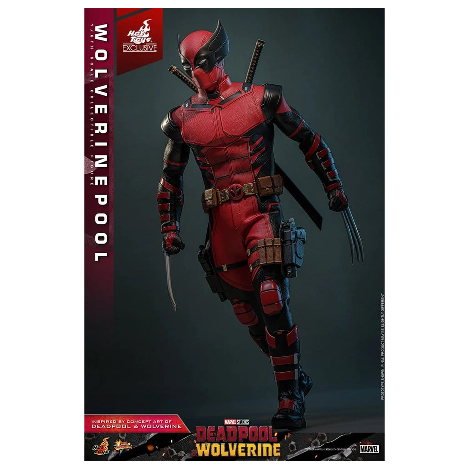 Deadpool & Wolverine Movie Masterpiece Figurka Akcji 1/6 Wolverinepool 31 cm zdjęcie produktu