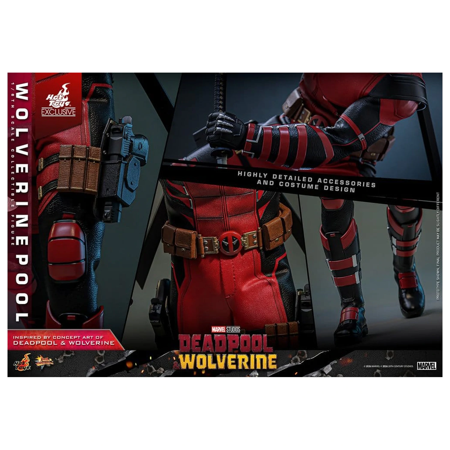 Deadpool & Wolverine Movie Masterpiece Figurka Akcji 1/6 Wolverinepool 31 cm zdjęcie produktu