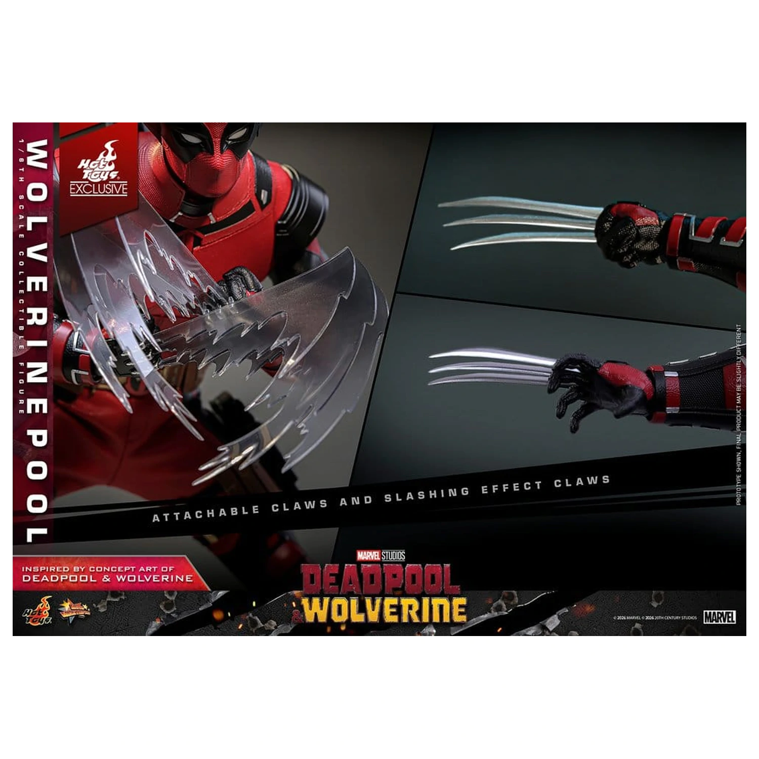 Deadpool & Wolverine Movie Masterpiece Figurka Akcji 1/6 Wolverinepool 31 cm zdjęcie produktu