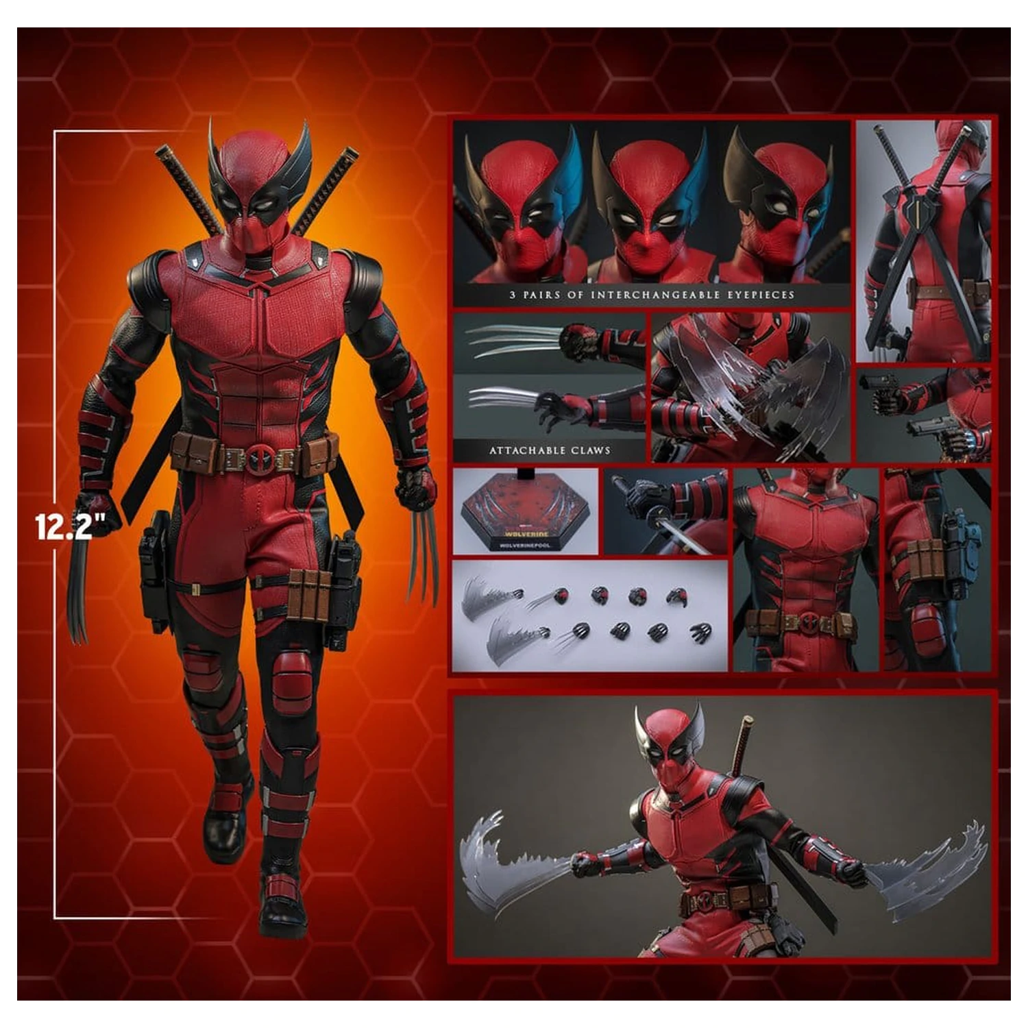 Deadpool & Wolverine Movie Masterpiece Figurka Akcji 1/6 Wolverinepool 31 cm zdjęcie produktu