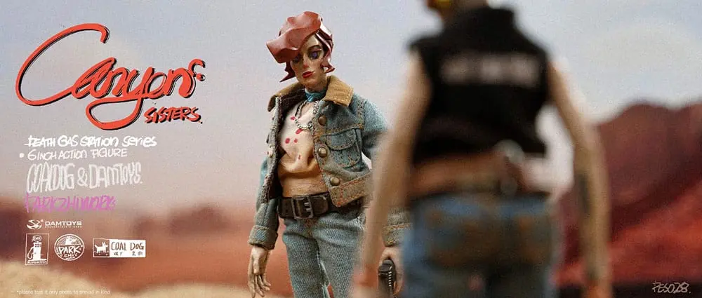 Figurki Akcji z Serii "Death Gas Station" Canyon Sisters: Mrs. T & Ms. L 15 cm zdjęcie produktu