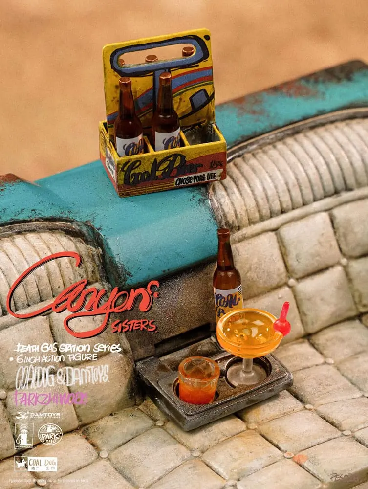 Figurki Akcji z Serii "Death Gas Station" Canyon Sisters: Mrs. T & Ms. L 15 cm zdjęcie produktu