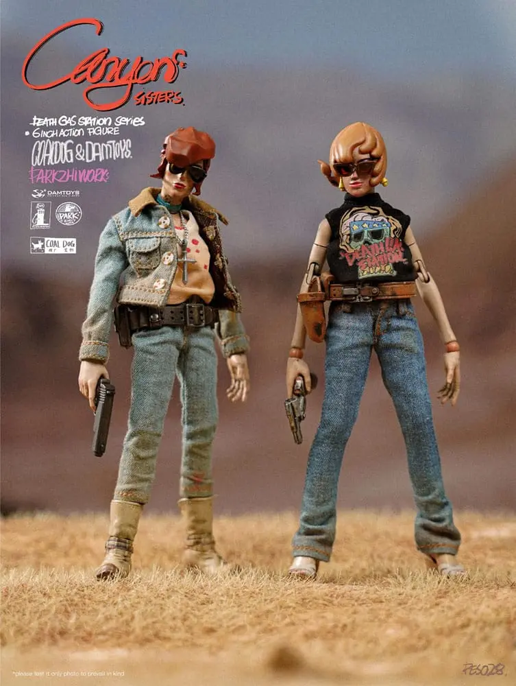 Figurki Akcji z Serii "Death Gas Station" Canyon Sisters: Mrs. T & Ms. L 15 cm zdjęcie produktu