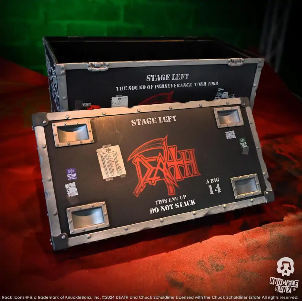 Death Rock Ikonz On Tour Road Case Statuetka + Zestaw Tła Scenicznego The Sound of Perseverance Tour 1998 zdjęcie produktu