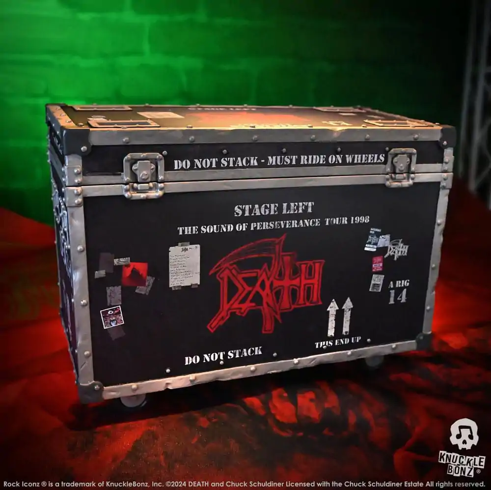 Death Rock Ikonz On Tour Road Case Statuetka + Zestaw Tła Scenicznego The Sound of Perseverance Tour 1998 zdjęcie produktu