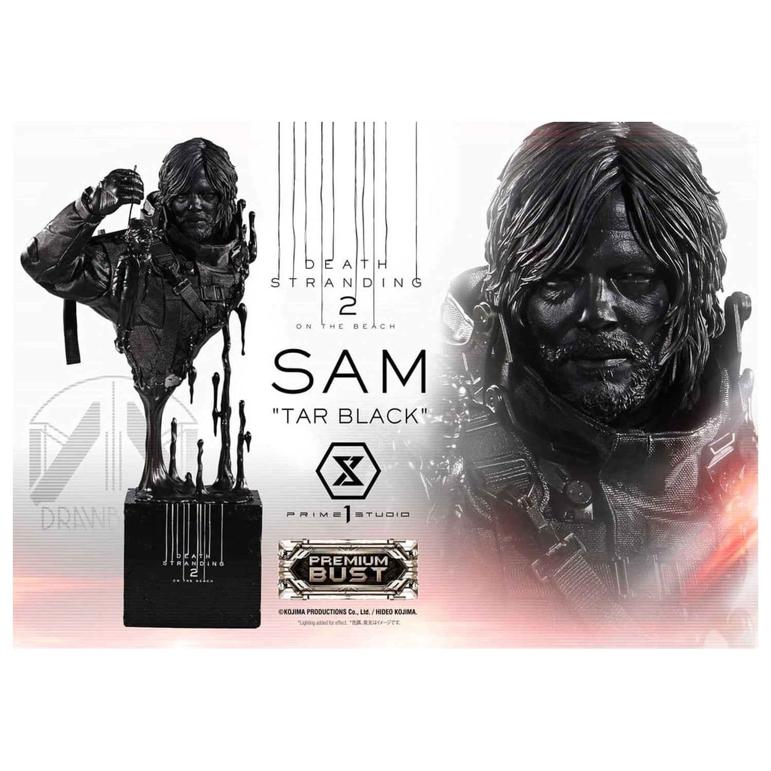 Death Stranding 2: On the Beach Premium Bust 1/3 Sam Tar Black 44 cm zdjęcie produktu