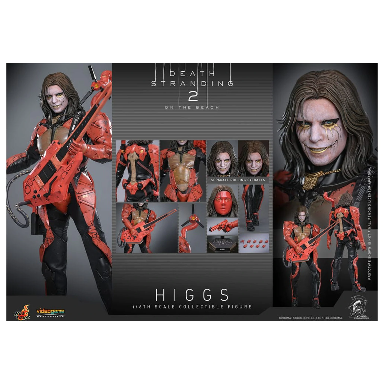Death Stranding 2: On the Beach Videogame Masterpiece Action Figure 1/6 Higgs 33 cm zdjęcie produktu