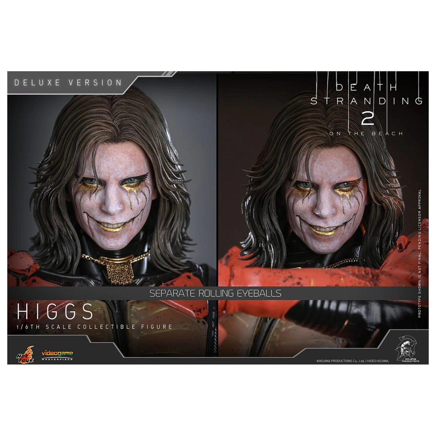 Death Stranding 2: On the Beach Videogame Masterpiece Action Figure 1/6 Higgs (Deluxe Version) 33 cm zdjęcie produktu