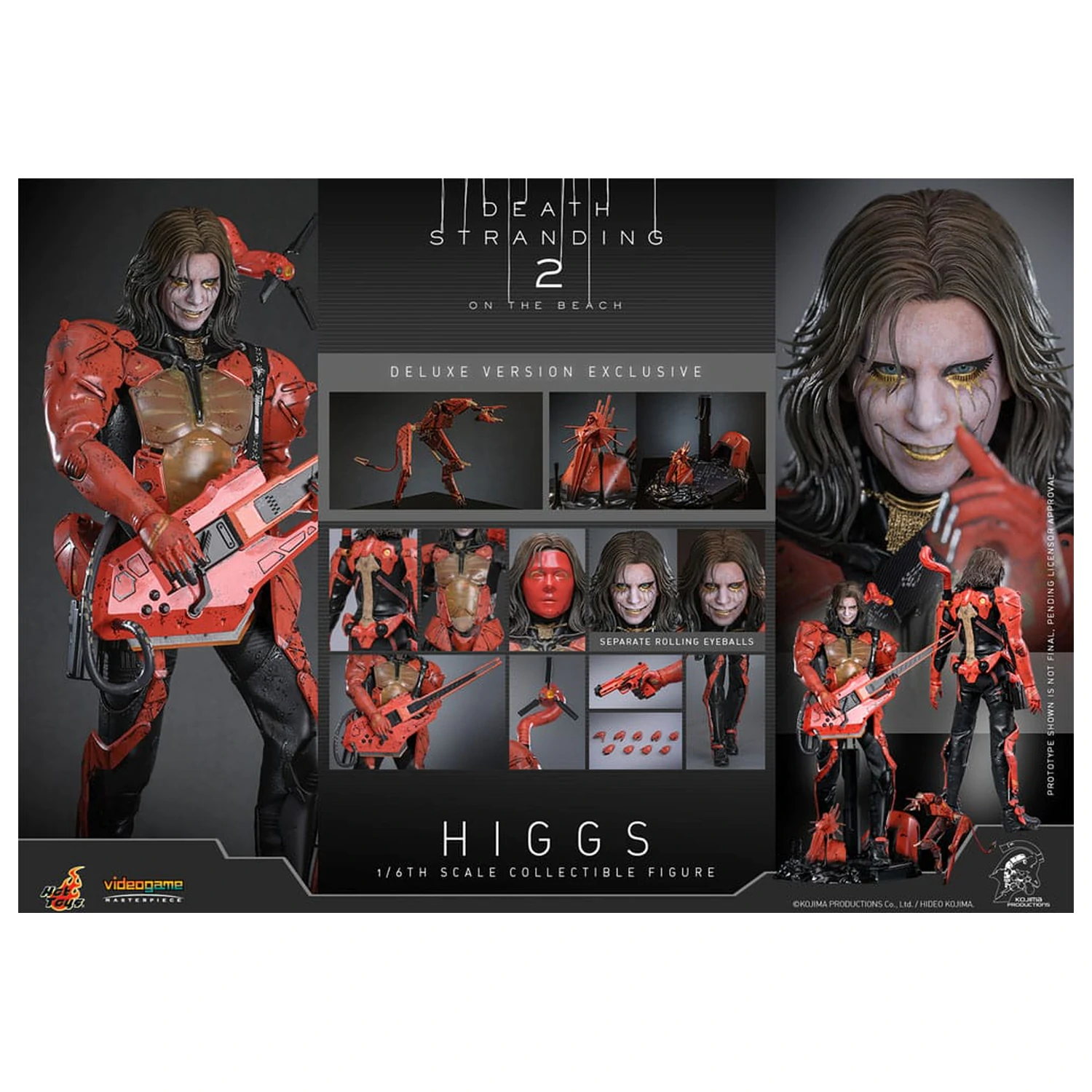 Death Stranding 2: On the Beach Videogame Masterpiece Action Figure 1/6 Higgs (Deluxe Version) 33 cm zdjęcie produktu