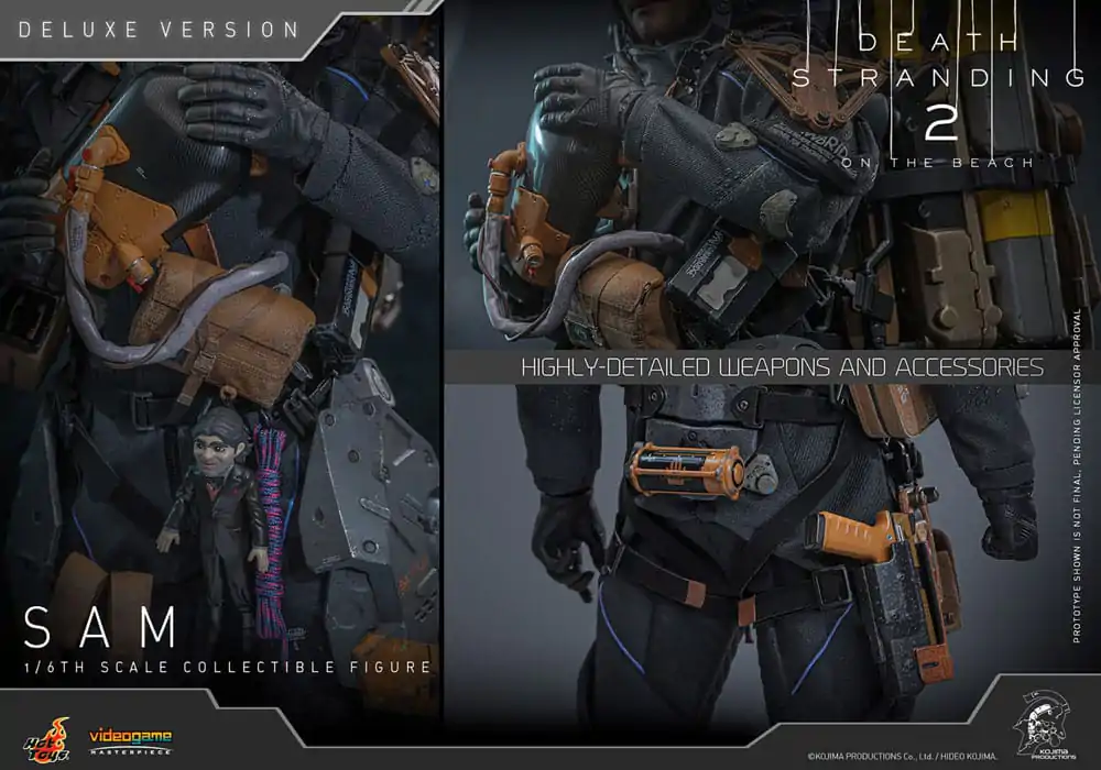Death Stranding 2: On the Beach Videogame Masterpiece figurka akcji 1/6 Sam (wersja Deluxe) 31 cm zdjęcie produktu