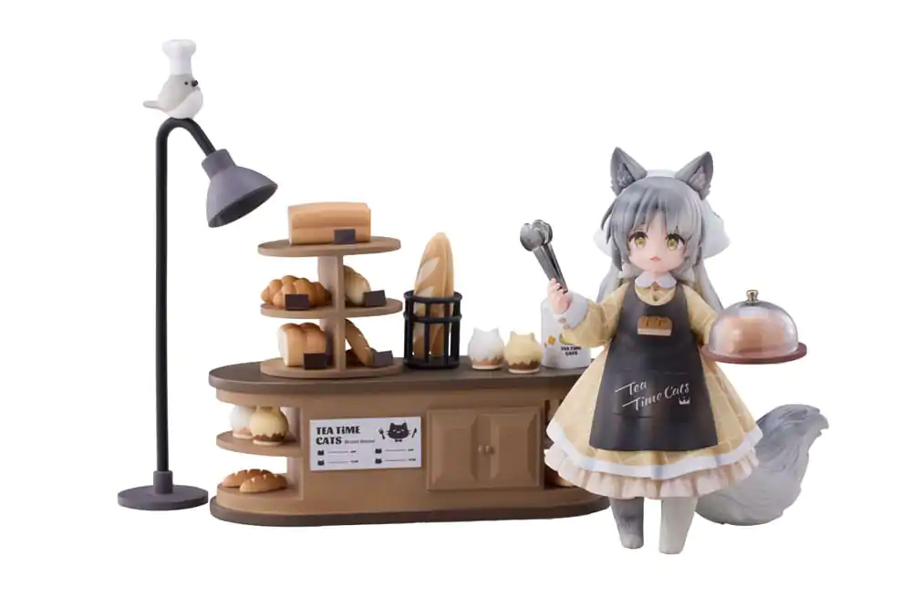 Decorated Life Collection PVC Statuetka Tea Time Cats - Cat Town Bakery Staff & Customer Set 12 cm zdjęcie produktu