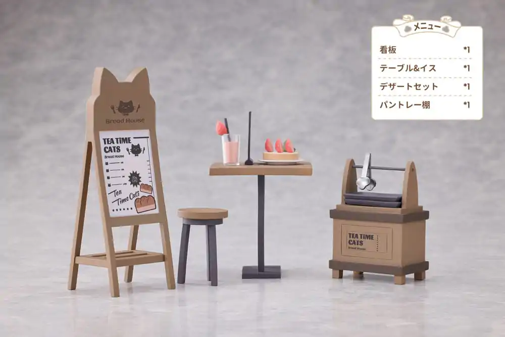 Decorated Life Collection PVC Statuetka Tea Time Cats - Cat Town Bakery Staff & Customer Set 12 cm zdjęcie produktu