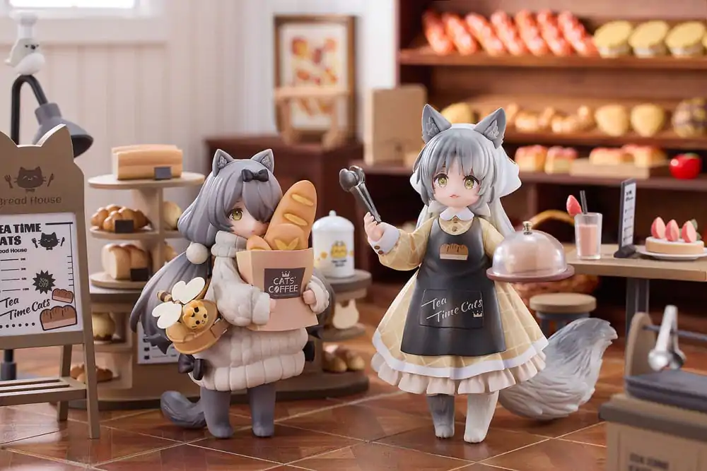 Decorated Life Collection PVC Statuetka Tea Time Cats - Cat Town Bakery Staff & Customer Set 12 cm zdjęcie produktu