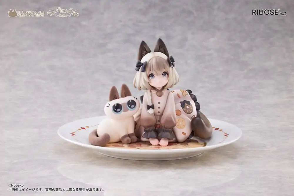 Decorated Life Collection Figurka PVC Tea Time Cats x Kot syjamski Azuki-san Friendship Collaboration Ekskluzywny Zestaw 18 cm zdjęcie produktu