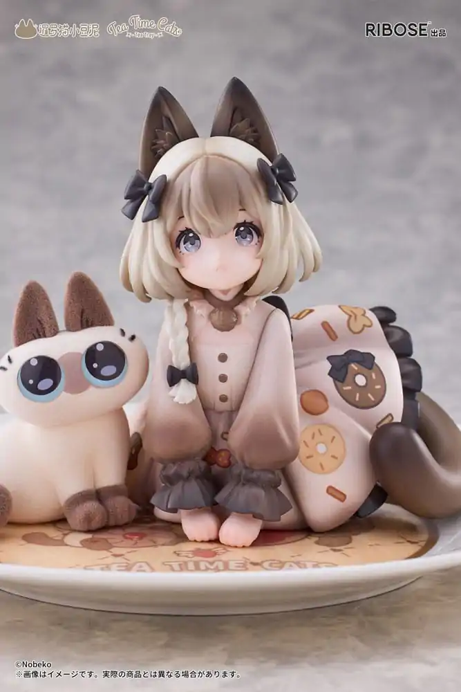 Decorated Life Collection Figurka PVC Tea Time Cats x Kot syjamski Azuki-san Friendship Collaboration Ekskluzywny Zestaw 18 cm zdjęcie produktu